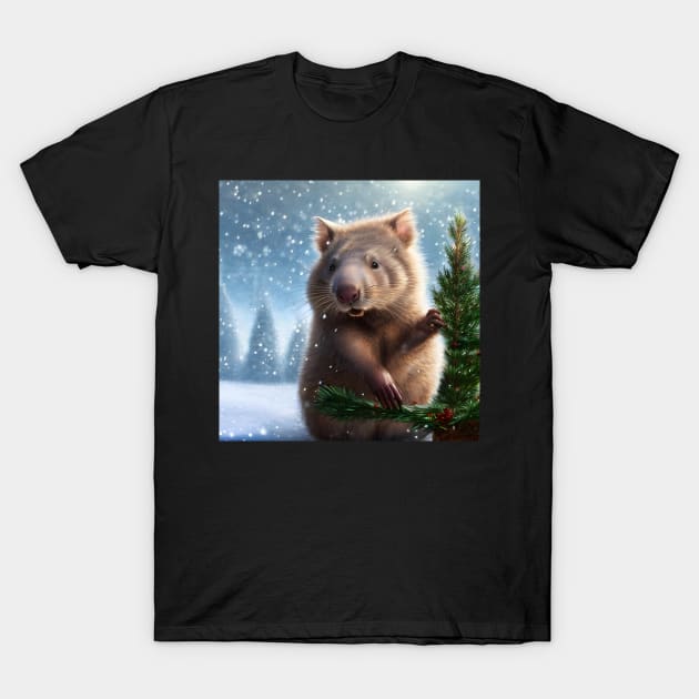 Holiday Wombat! T-Shirt by TheWombatsDen
